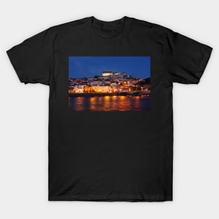 Old town, river, Mondego, Coimbra, Portugal, city, evening, dusk T-Shirt